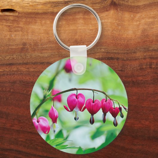 Roze bloeding sleutelhanger (Voorkant)