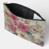 Roze Bloei Bloemen Etui (Open)