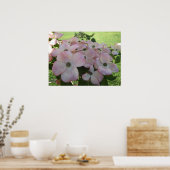 Roze bloeiend Poster van Dogwood (Keuken)