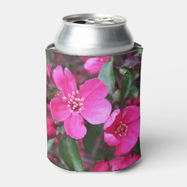 Roze bloeiende appel blikjeskoeler
