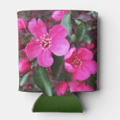 Roze bloeiende appel blikjeskoeler (Achterkant)