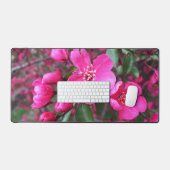 Roze bloeiende appel bureaumat (Keyboard & Muis)