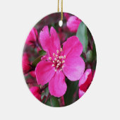 Roze bloeiende appel keramisch ornament (Rechts)