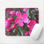 Roze bloeiende appel muismat (Met muis)