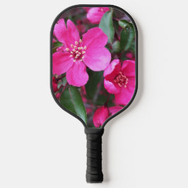 Roze bloeiende appel pickleball paddle