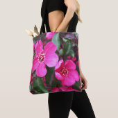 Roze bloeiende appel tote bag (Dichtbij)