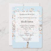  Roze Bloeiende Boom Verjaardag Kaart (Voorkant)