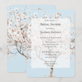  roze bloeiende boom Vrijgezellenfeest Kaart (Voorkant / Achterkant)