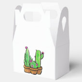 Roze bloeiende Cactus cactussen vetplanten Bedankdoosjes (Geopend)