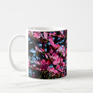 Roze bloeiende Dogwood tree Coffee Mok