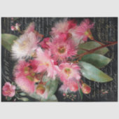 Roze bloeiende Gumnut Decoupage Tissuepapier (Voorkant)