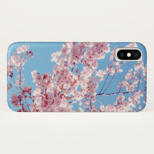 Roze bloeiende Japanse Cherry Blossom Case-Mate iPhone Case (Achterkant (horizontaal))
