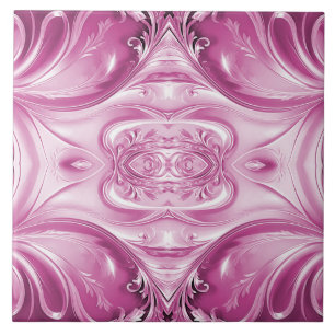 Roze Bloeiende Keramische Tegel Tegeltje