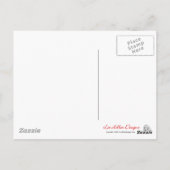 Roze bloeiende kweepgloed briefkaart (Achterkant)