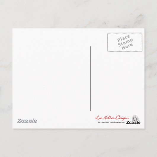 Roze bloeiende kweepgloed briefkaart (Achterkant)