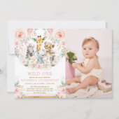 Roze bloeiende Oerwouden op een dag vrij Kaart (Voorkant)