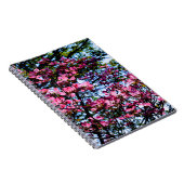 Roze bloeiende oghoutboom notitieboek (Rechterzijde)