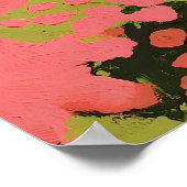 Roze Bloeiende Weide Giclée Print Impressionist (Hoek)