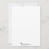 Roze bloeiende wijnstokken Weddenschap Kaart (Achterkant)