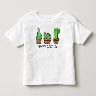 Roze bloeiende woestijn Cactus cactussen vetplante Kinder Shirts