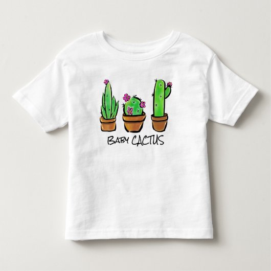 Roze bloeiende woestijn Cactus cactussen vetplante Kinder Shirts (Voorkant)