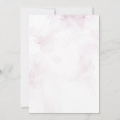 Roze bloem 1e Heilige Communie meisje biddend krui Kaart (Achterkant)