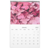 Roze Bloem 2025 Kalender (Jan 2027)