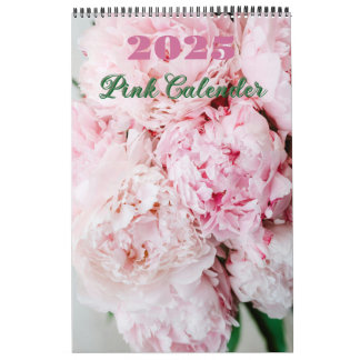 Roze Bloem 2025 Kalender