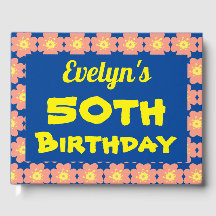 Roze bloem 50e verjaardag