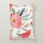 Roze bloem Accent Kussen (Voorkant(Verticaal))