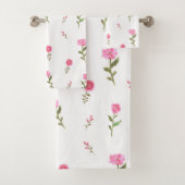 roze bloem bad handdoek (Insitu)