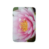 Roze bloem badmat (Voorkant Verticaal)