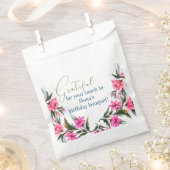 Roze bloem bedankzakje (Geknipt)