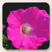 roze bloem bier onderzetter (Voorkant)