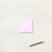 Roze Bloem Bloem gradiënt Gepersonaliseerde naam Post-it® Notes (Op bureau)