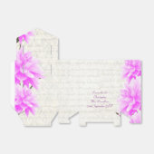  roze bloem bloesbloesem bedankdoosjes (Uitgevouwen)