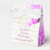 roze bloem bloesbloesem bedankdoosjes (Voorkant Zijde)