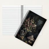 Roze Bloem Boeket Teacup Karma Quote Journal Notitieboek (Binnen)