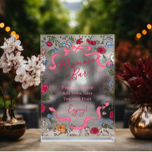 Roze Bloem Boog Zij Knoopt de Knoop Mimosa Bar 