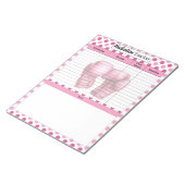 Roze Bloem Borstkanker_ Medicatie Tracker Notitieblok (Schuin)
