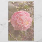 Roze Bloem Briefpapier (Achterkant)