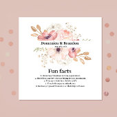 Roze Bloem Bruiloft Leuke Feiten Servetten