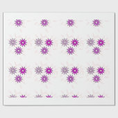 Roze bloem cadeaupapier (Vlak)