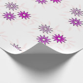 Roze bloem cadeaupapier (Hoek)