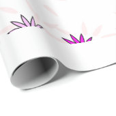 Roze bloem cadeaupapier (Rol Hoek)