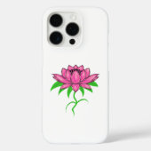 Roze bloem Case-Mate iPhone case (Achterkant)