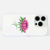 Roze bloem Case-Mate iPhone case (Achterkant (horizontaal))