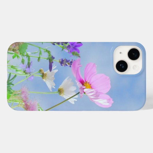 roze bloem Case-Mate iPhone case (Achterkant (horizontaal))