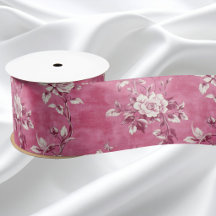 Roze bloem chinoiserie decoupage uit het verleden