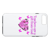 ROZE BLOEM CHRISTELIJKE LERAAR ONTWERP Case-Mate iPhone CASE (Achterkant (Horizontaal))